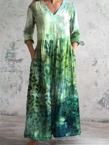 3D Print Loose Long Sleeve Dress