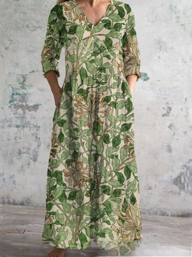3D Print Loose Long Sleeve Dress