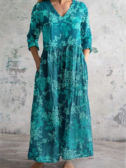 3D Print Loose Long Sleeve Dress