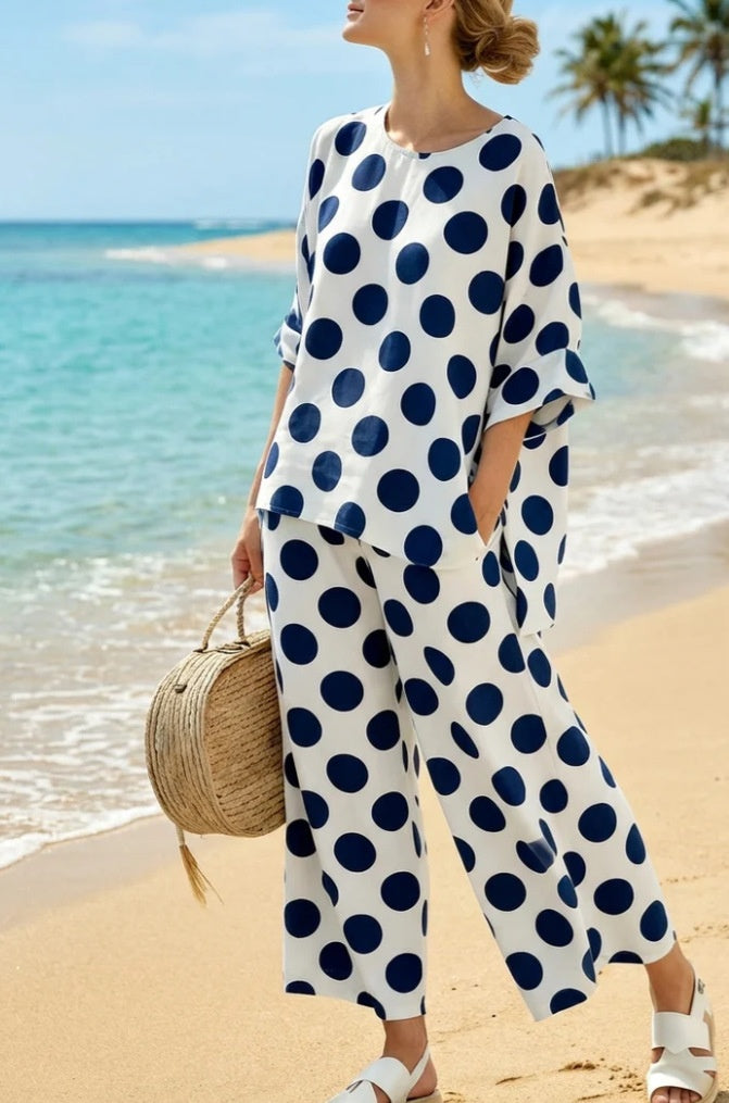 3D Print Loose Women Two Piece Dress