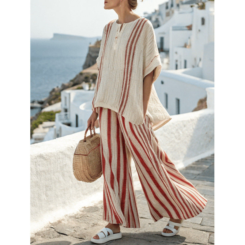 3D Print Loose Women Two Piece Dress