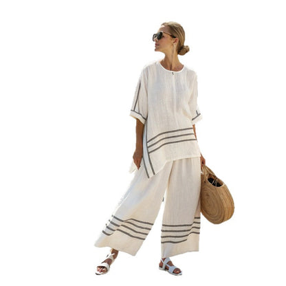 3D Print Loose Women Two Piece Dress