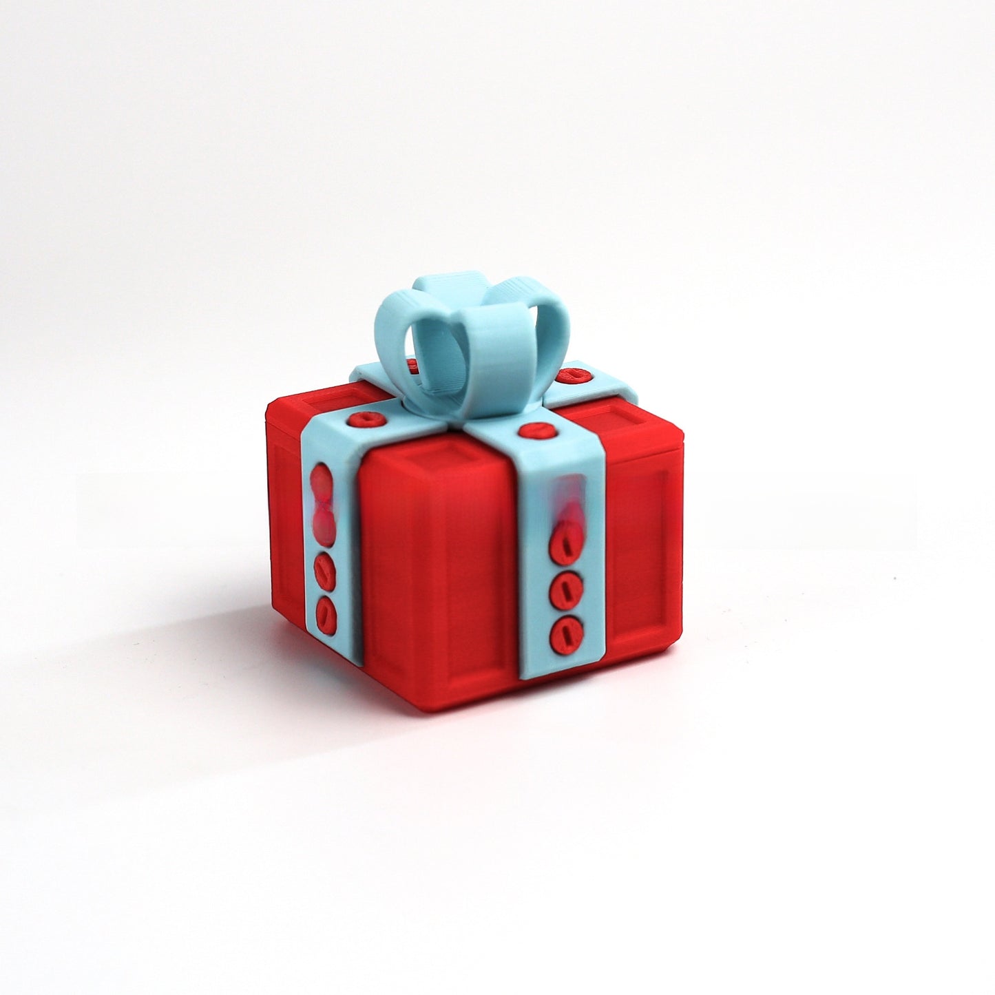 3D Printed Annoying Surprise Gift Box with Bow