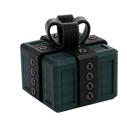 3D Printed Annoying Surprise Gift Box with Bow