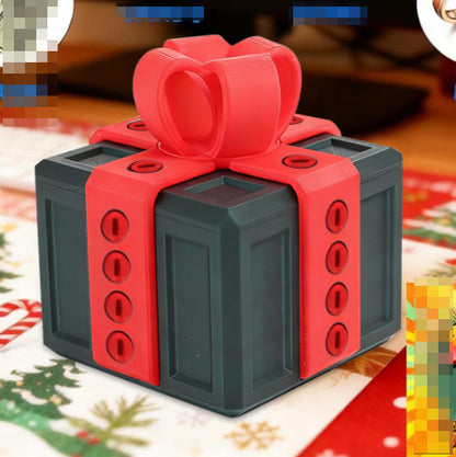 3D Printed Annoying Surprise Gift Box with Bow