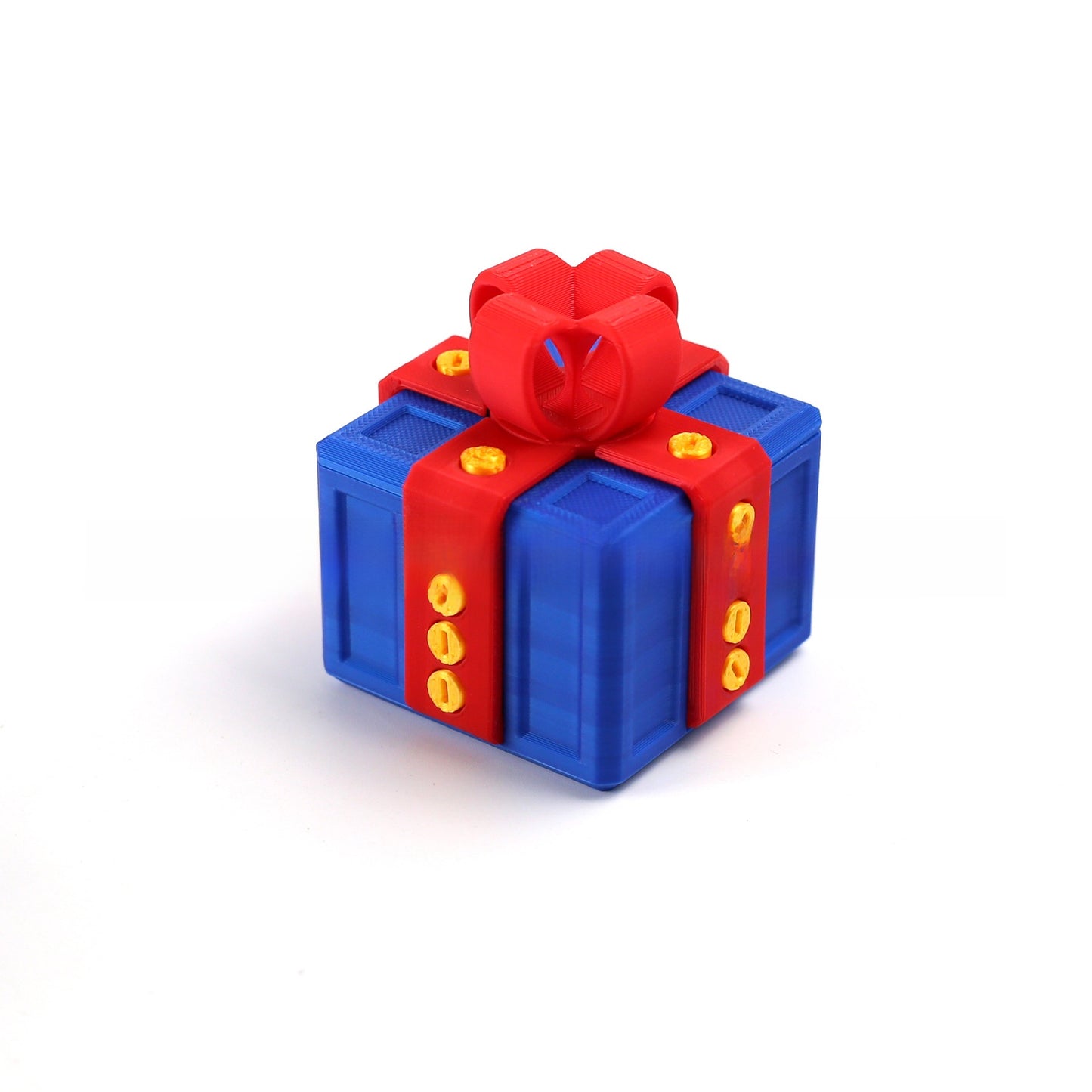 3D Printed Annoying Surprise Gift Box with Bow