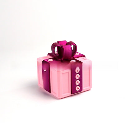 3D Printed Annoying Surprise Gift Box with Bow