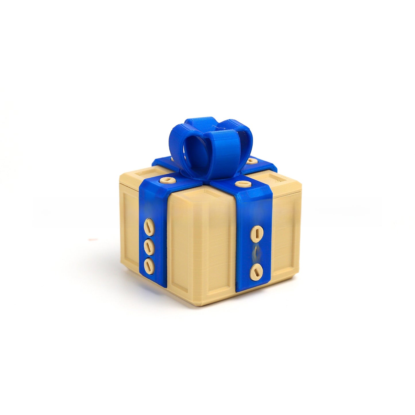3D Printed Annoying Surprise Gift Box with Bow
