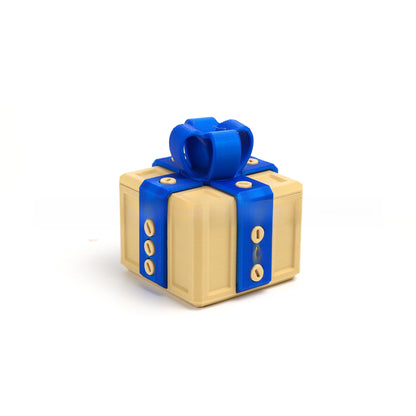 3D Printed Annoying Surprise Gift Box with Bow