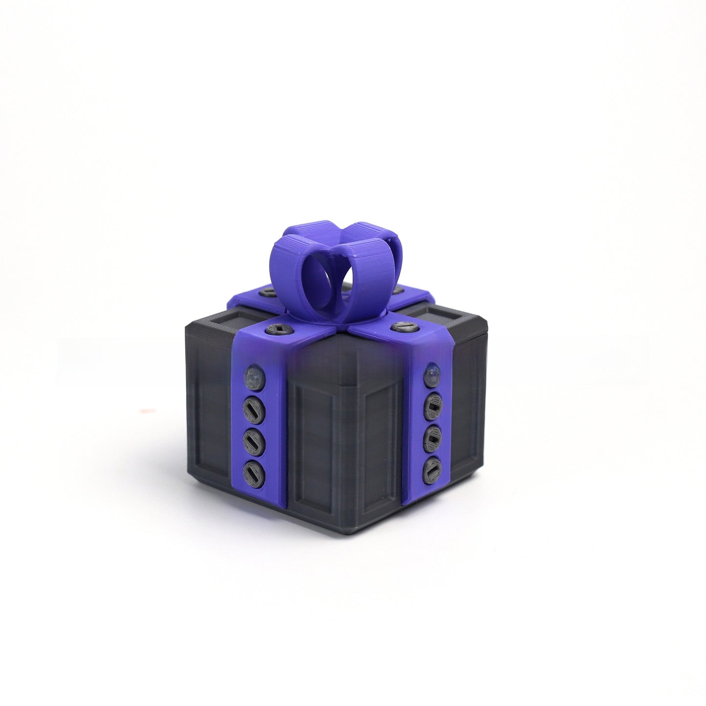 3D Printed Annoying Surprise Gift Box with Bow
