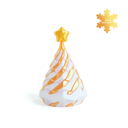 3D Printed Christmas Tree Push Pop Toy