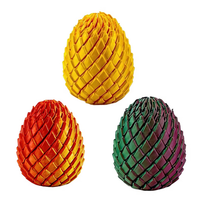 3D Printed Dragon Egg Rotating Stress Relief Toy