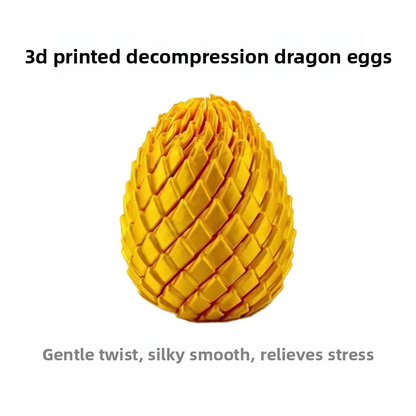 3D Printed Dragon Egg Rotating Stress Relief Toy