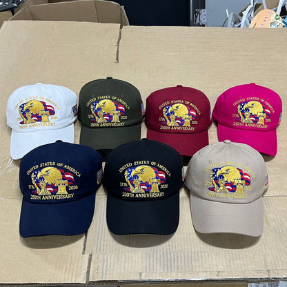 3D Printed Embroidered Adjustable Baseball Cap