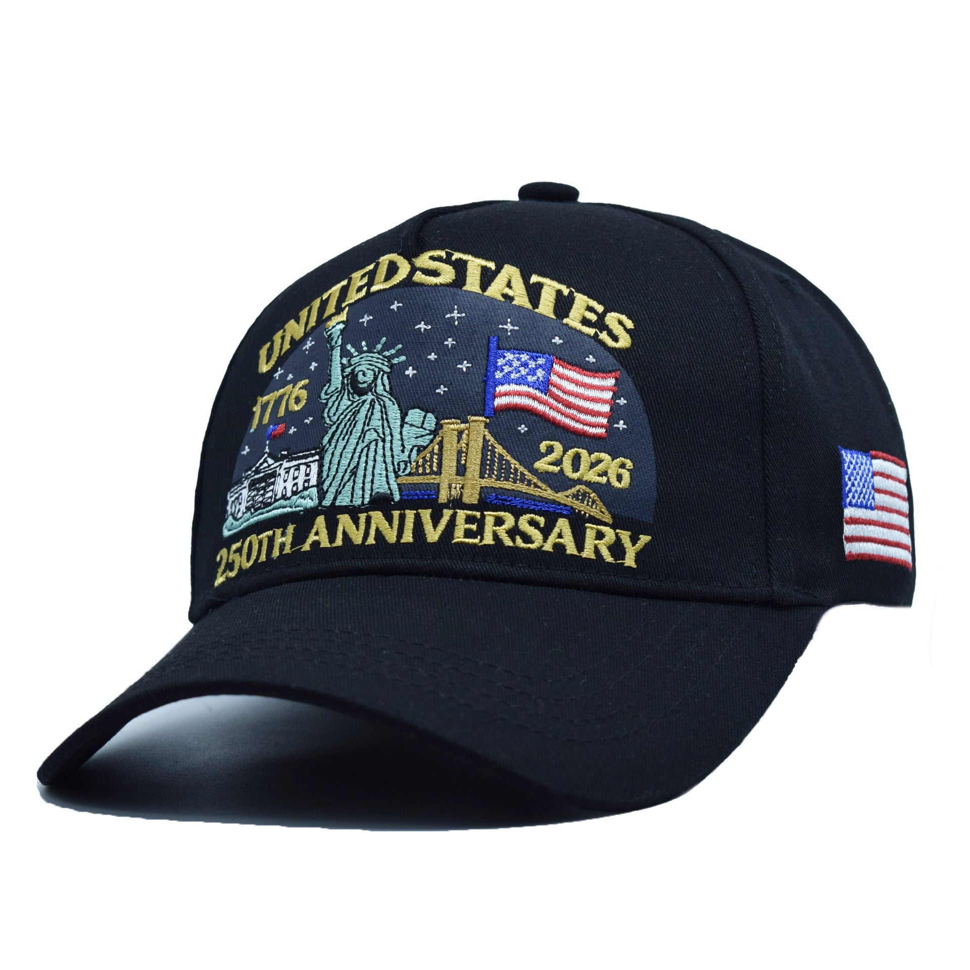 3D Printed Embroidered Adjustable Baseball Cap