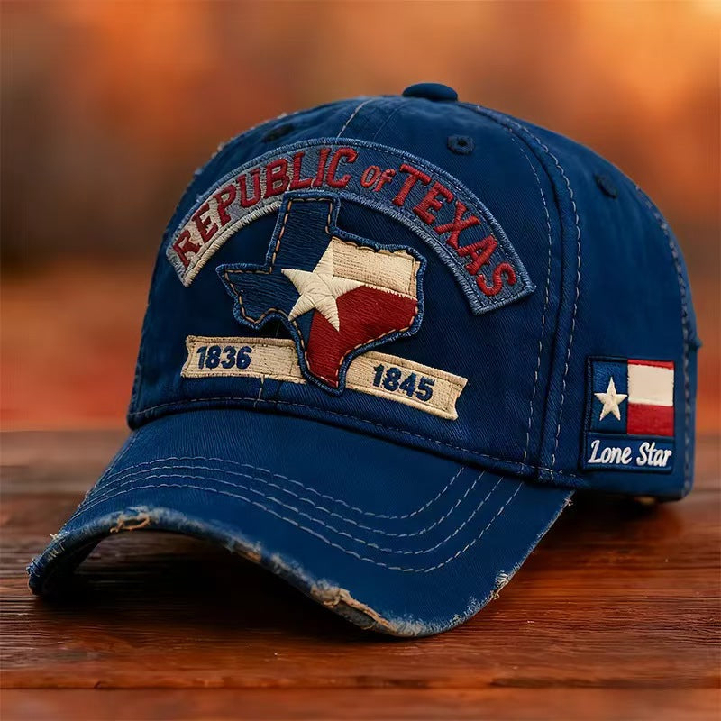 3D Printed Embroidered Adjustable Baseball Cap