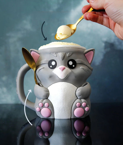 3D Printed Ice Cream Pint Holder Cup Stand