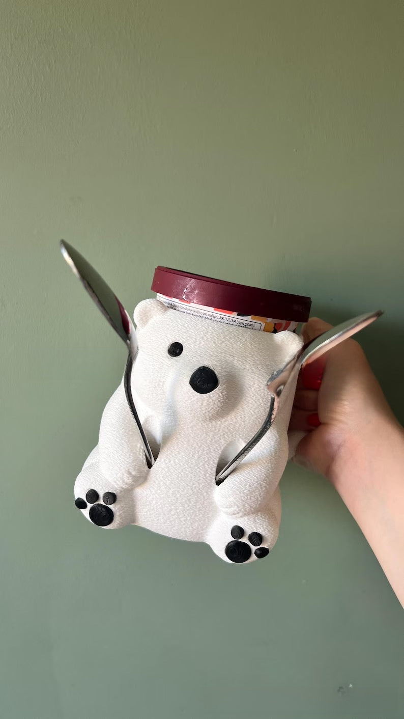 3D Printed Ice Cream Pint Holder Cup Stand