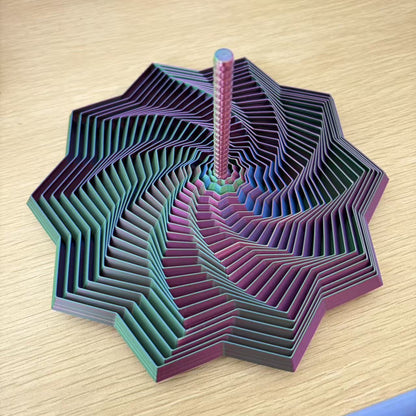 3D Printed Illusion Folding Polygon Desktop Toy