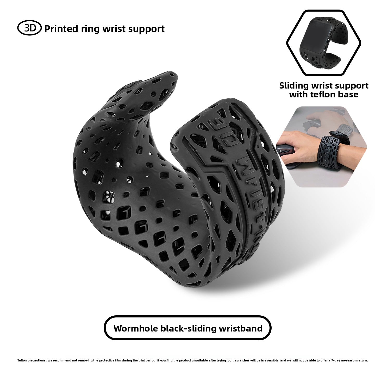 3D Printed Keyboard Wrist Rest and Mouse Pad
