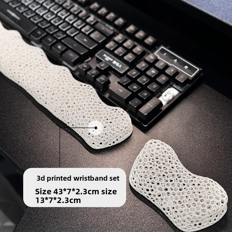 3D Printed Keyboard Wrist Rest and Mouse Pad