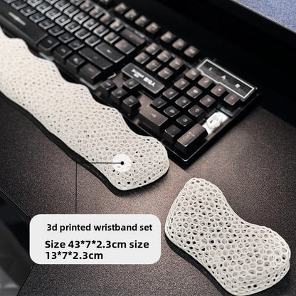 3D Printed Keyboard Wrist Rest and Mouse Pad