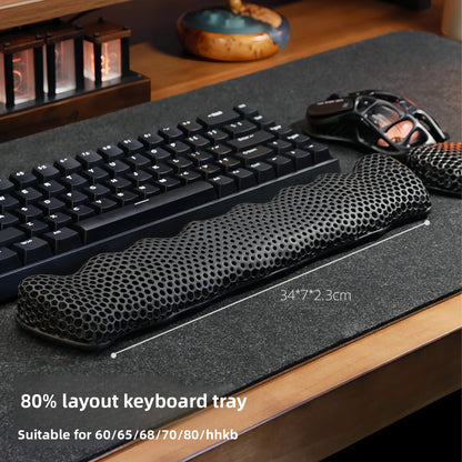 3D Printed Keyboard Wrist Rest and Mouse Pad