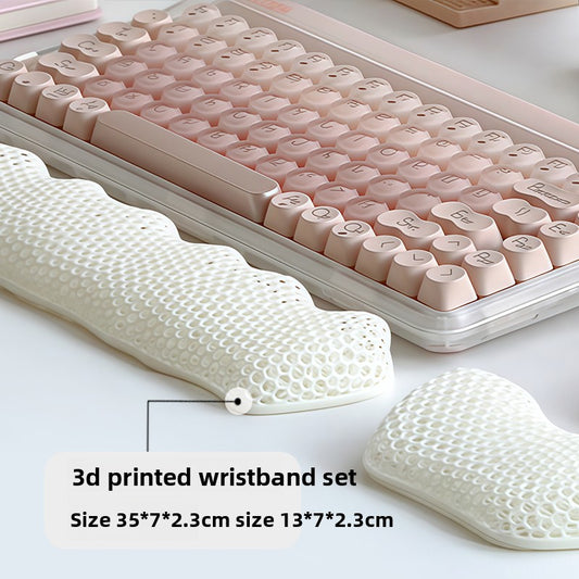 3D Printed Keyboard Wrist Rest and Mouse Pad