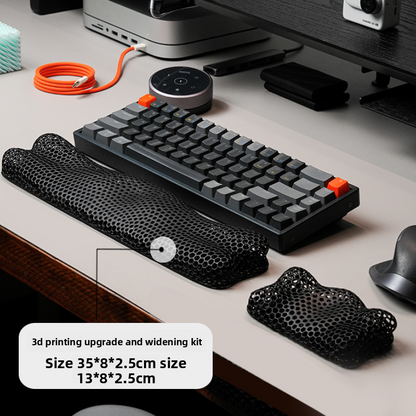 3D Printed Keyboard Wrist Rest and Mouse Pad