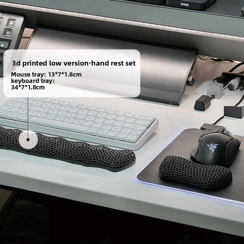 3D Printed Keyboard Wrist Rest and Mouse Pad