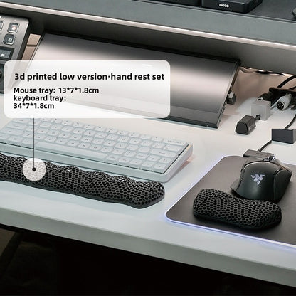 3D Printed Keyboard Wrist Rest and Mouse Pad