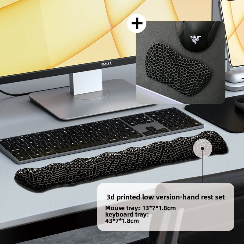 3D Printed Keyboard Wrist Rest and Mouse Pad