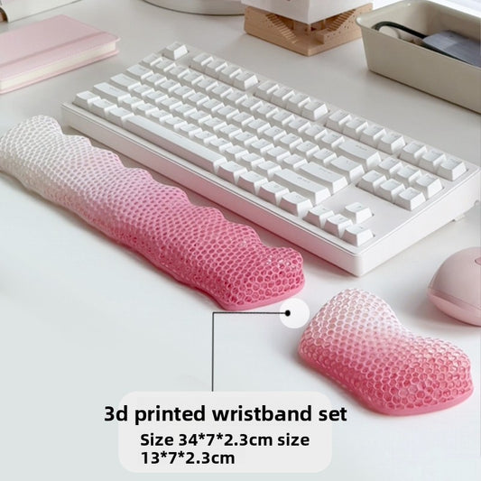 3D Printed Keyboard Wrist Rest and Mouse Pad