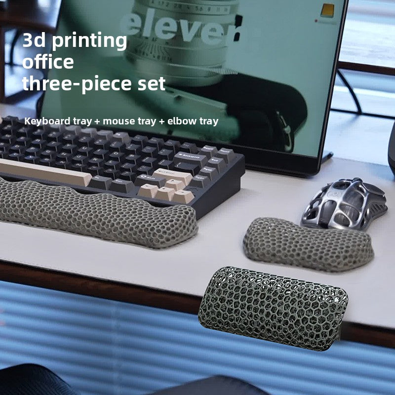 3D Printed Keyboard Wrist Rest and Mouse Pad