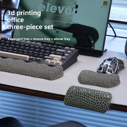 3D Printed Keyboard Wrist Rest and Mouse Pad
