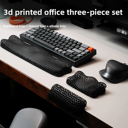 3D Printed Keyboard Wrist Rest and Mouse Pad