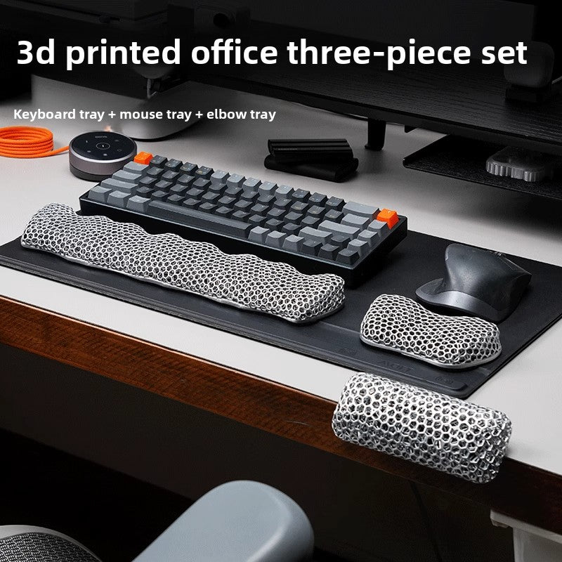 3D Printed Keyboard Wrist Rest and Mouse Pad