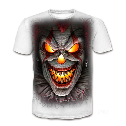 3D Printed Men's Skull T-Shirt