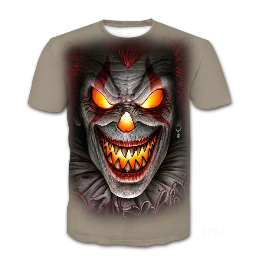 3D Printed Men's Skull T-Shirt