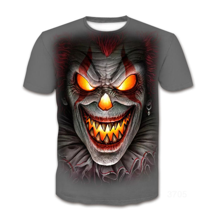 3D Printed Men's Skull T-Shirt
