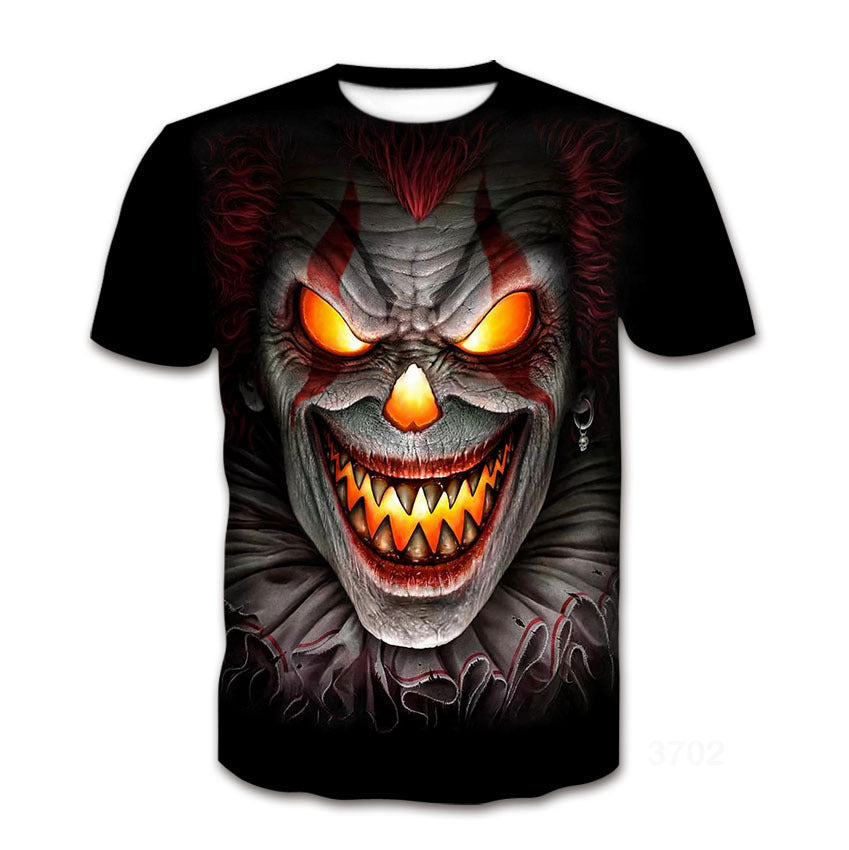 3D Printed Men's Skull T-Shirt