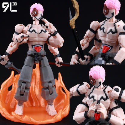 3D Printed Multi-Jointed Movable Anime Figure