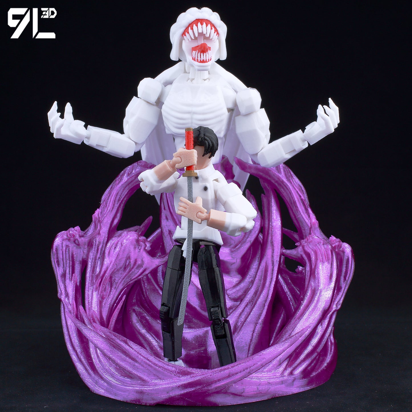3D Printed Multi-Jointed Movable Anime Figure