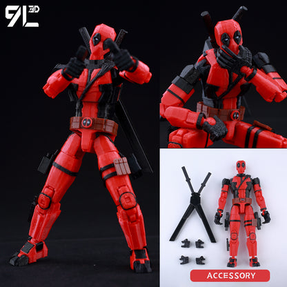 3D Printed Multi-Jointed Movable Anime Figure