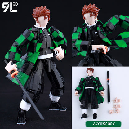 3D Printed Multi-Jointed Movable Anime Figure