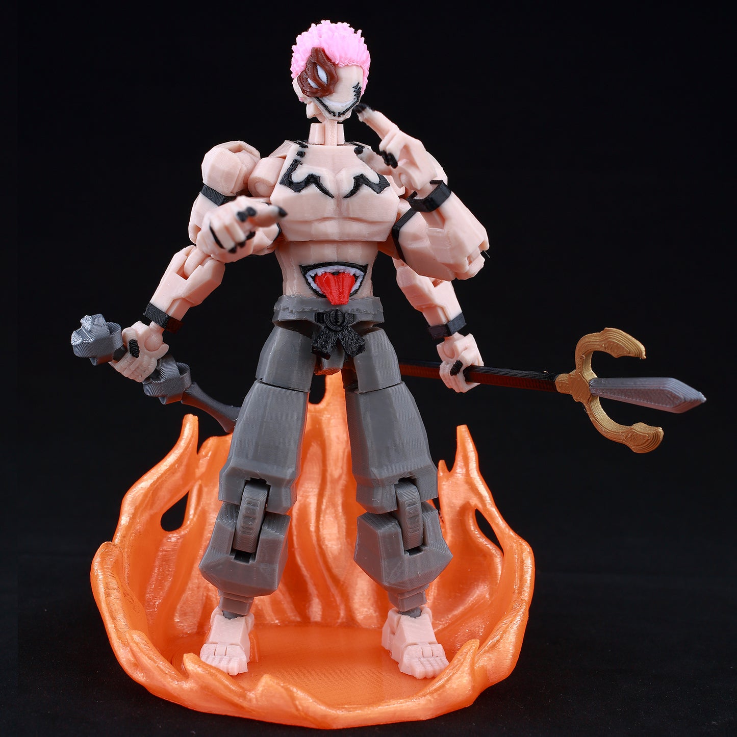 3D Printed Multi-Jointed Movable Anime Figure