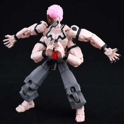 3D Printed Multi-Jointed Movable Anime Figure