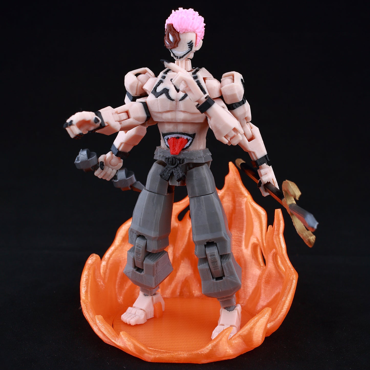 3D Printed Multi-Jointed Movable Anime Figure