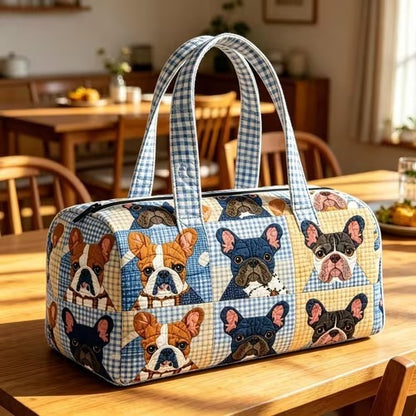 3D Printed Quilted Cotton Travel Bag Fashion Printed Women's Yoga Bag Handbag