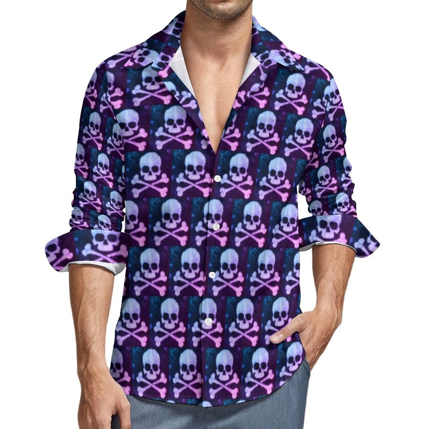 3D Printed Skull Beach Shirt